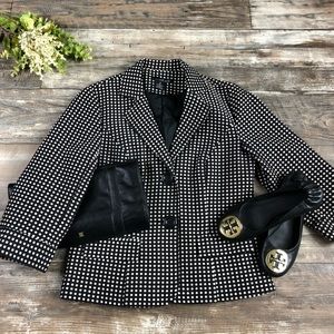 Willi Smith • Black and White Blazer